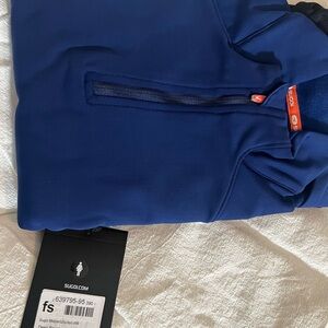 Sugoi MidZero Zip Jersey Deep Royal Blue NWT Thermal Performance Top